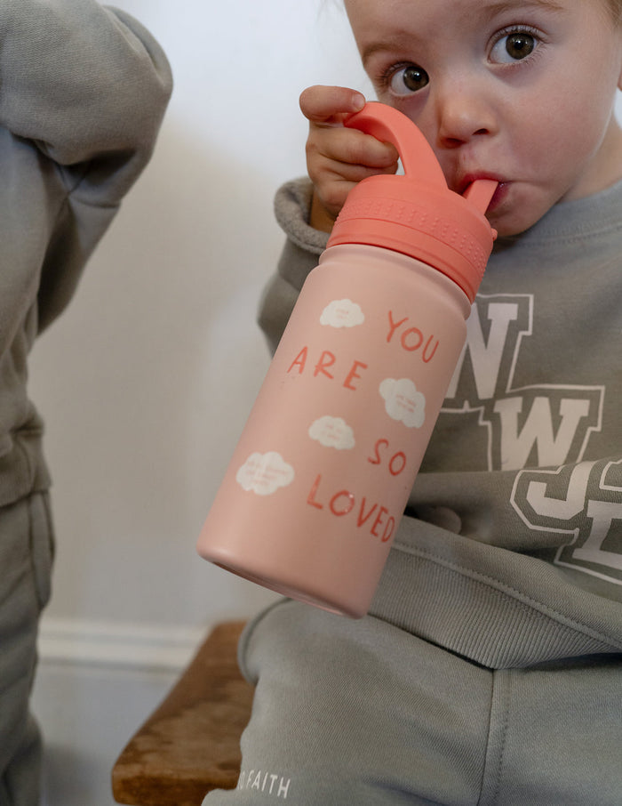 You Are So Loved Kids Water Bottle Elevated Faith