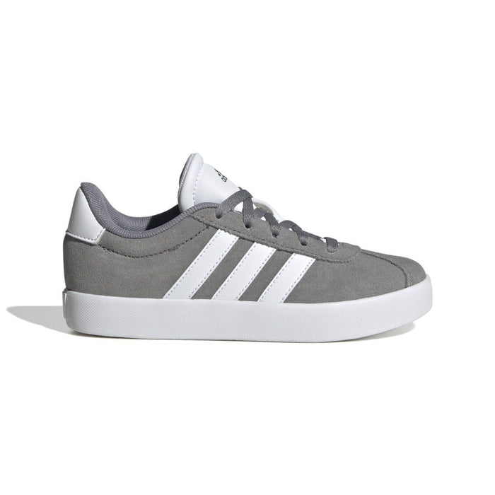 adidas Youth VL Court 3.0 (Gray / White / Silver Metallic) runnwalk