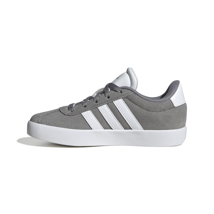 adidas Youth VL Court 3.0 (Gray / White / Silver Metallic) runnwalk