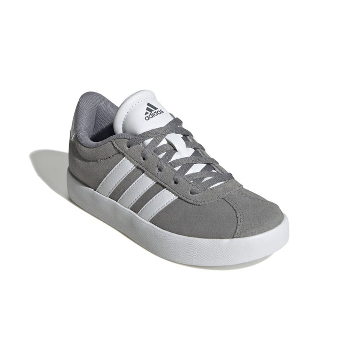 adidas Youth VL Court 3.0 (Gray / White / Silver Metallic) runnwalk