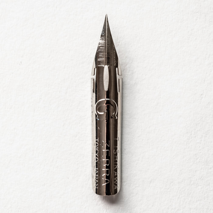 Zebra G calligraphy nib - chrome